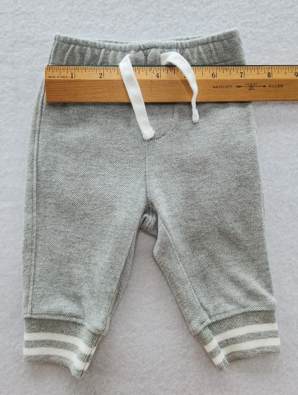 Baby GAP 2 Piece Outfit Set 0-3 Months Gray Polo Sweatshirt Jogger Pants Bear Lo